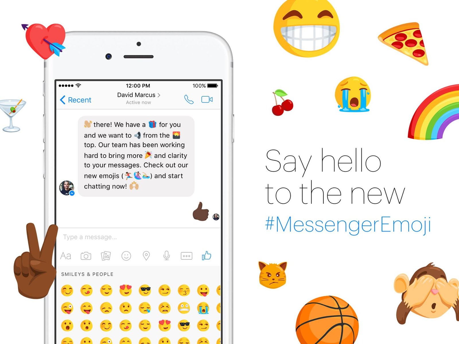 Messenger agrega 1500 emojis